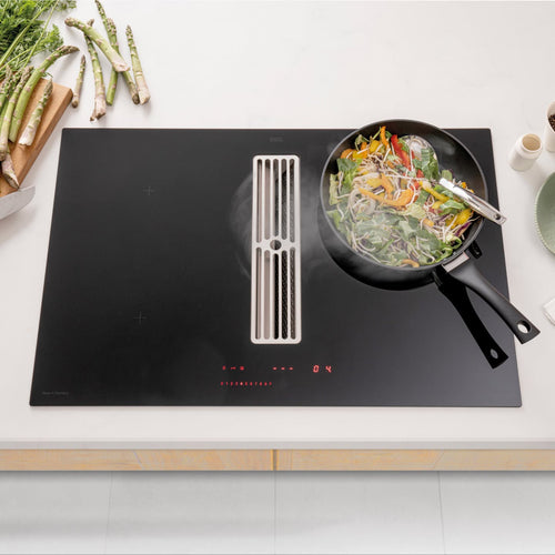 Caple DD810BK - Black 4 Zone Venting Hob - A+ energy
