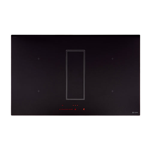 Caple PLASDD832BK - Black 83cm Induction Hob with Plasma Downdraft Extractor