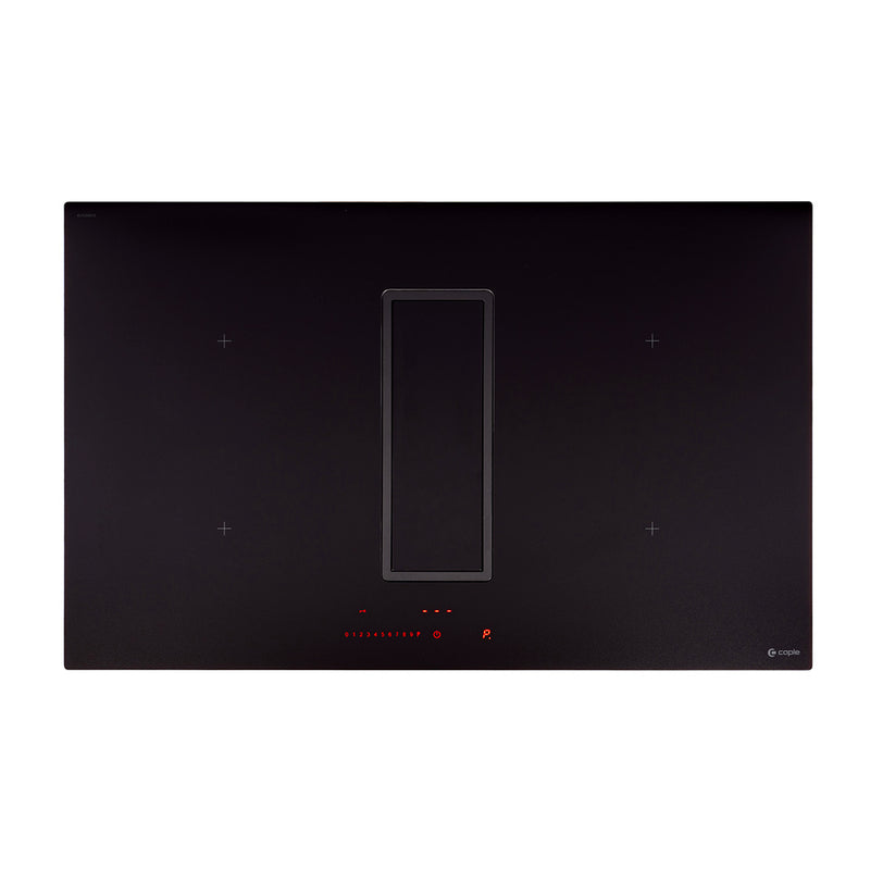 Caple PLASDD832BK - Black 83cm Induction Hob with Plasma Downdraft Extractor