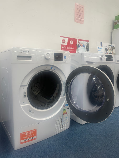Indesit YT M11 83 X UK - White 8KG Heat Pump Condenser Dryer - A++ energy - Display