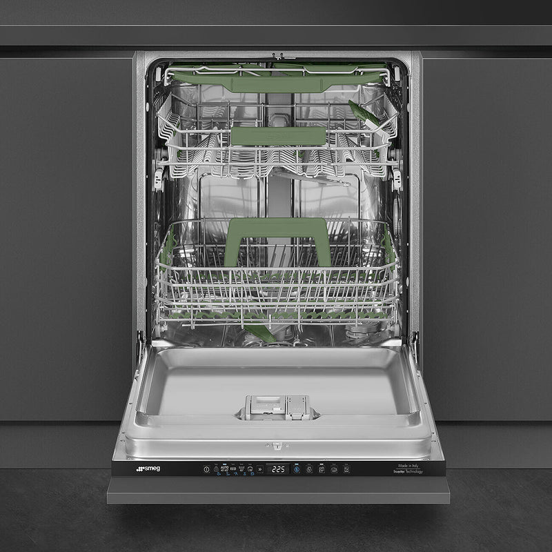 Smeg DIL322BL - Black Integrated Dishwasher - B energy