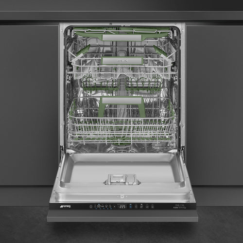 Smeg DIL322BQL - Black 14 Place Settings Fully Integrated Dishwasher - B Energy