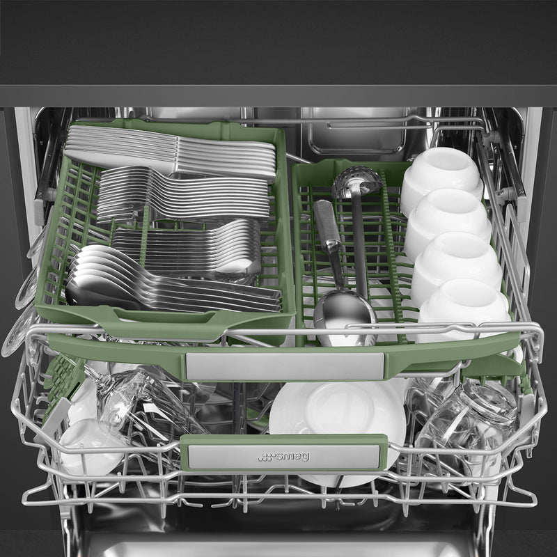 Smeg DIL322BQL - Black 14 Place Settings Fully Integrated Dishwasher - B Energy