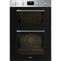 Smeg DOSF400B - Stainless Steel Double Ovens - 105L Capacity - A Energy Rating
