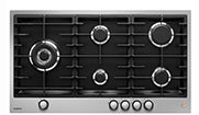 De Dietrich DPE7729XF - Stainless Steel 72cm 4 Burner Gas Hob - 5 Burners