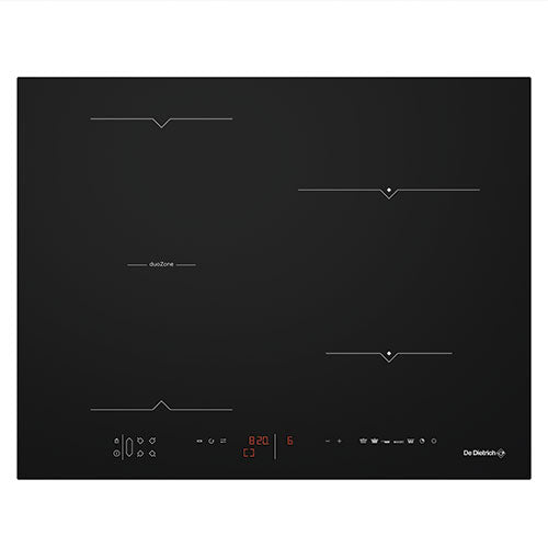 De Dietrich DPI7652B - Black Induction Hob - 65cm Zoneless - 13.7KW