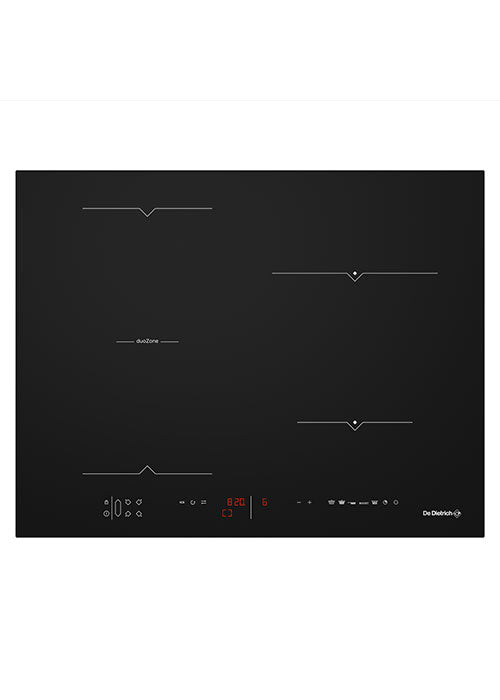 De Dietrich DPI7652B - Black Induction Hob - 65cm Zoneless - 13.7KW