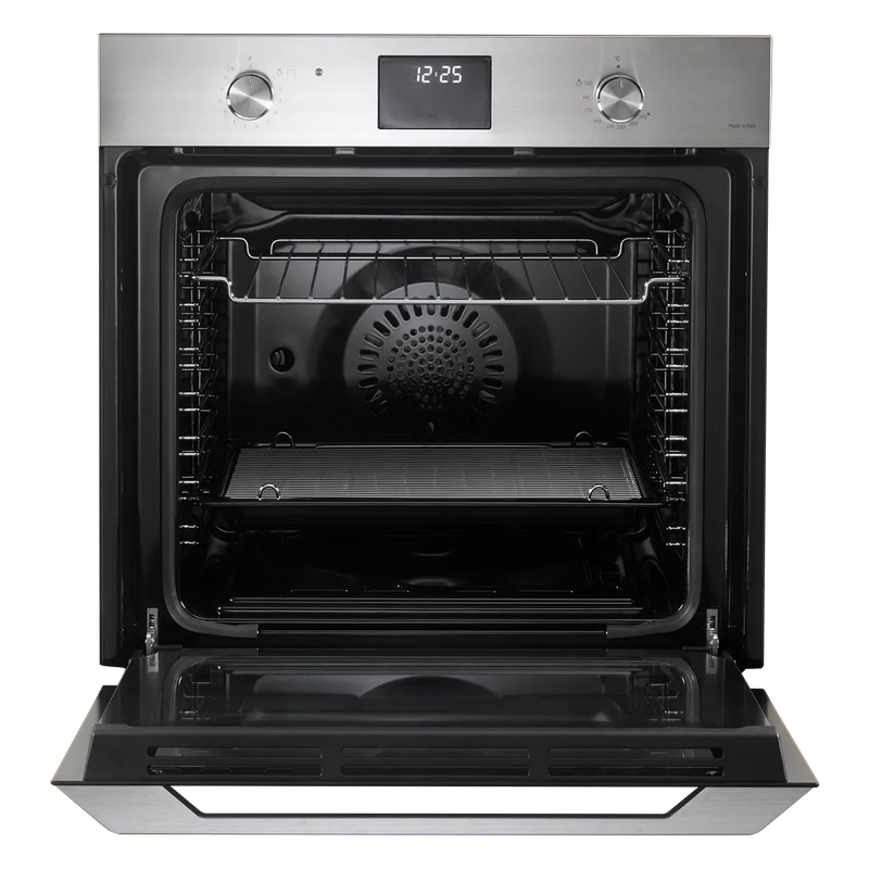 DeLonghi DSG10XL - Stainless Steel Built-In Gas Single Oven - 70L Capacity - A Energy Rating - Display
