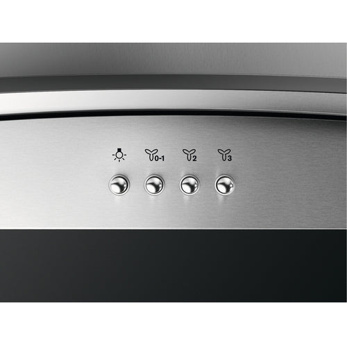 AEG DTX3840M - Stainless Steel 80cm Chimney Extractor - 500m³/h - C Energy Rated