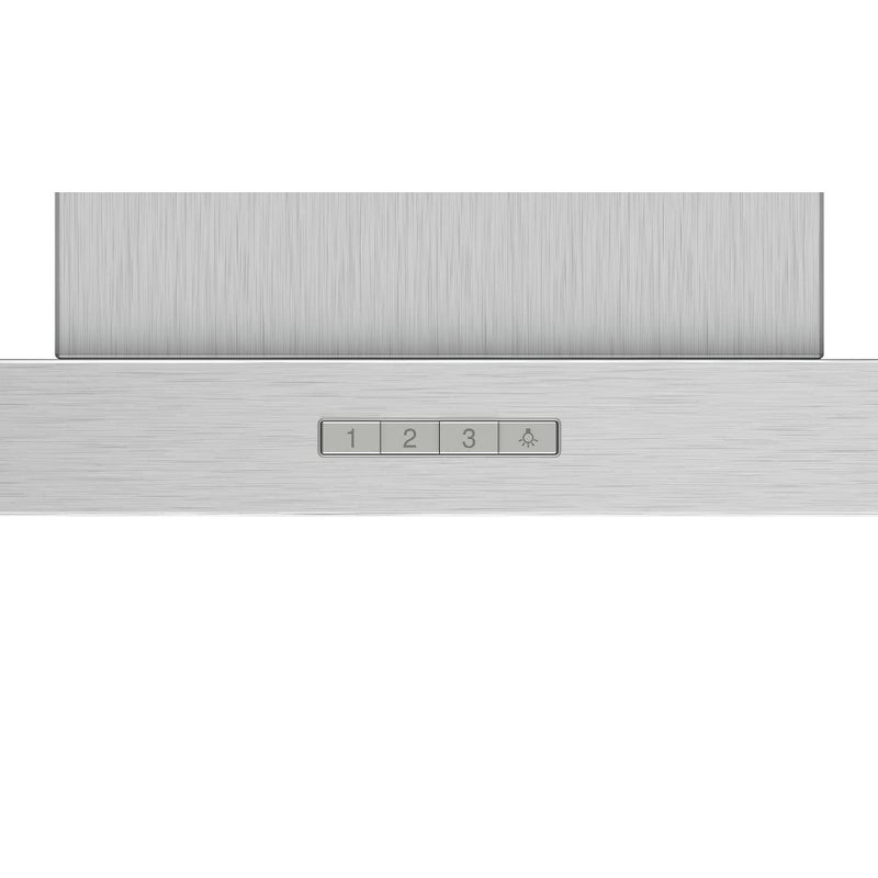 Bosch DWB64BC50B Series 2 - Brushed Steel 60cm Chimney Cooker Hood - 340 m³/h - D energy