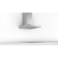 Bosch DWB64BC50B Series 2 - Brushed Steel 60cm Chimney Cooker Hood - 340 m³/h - D energy