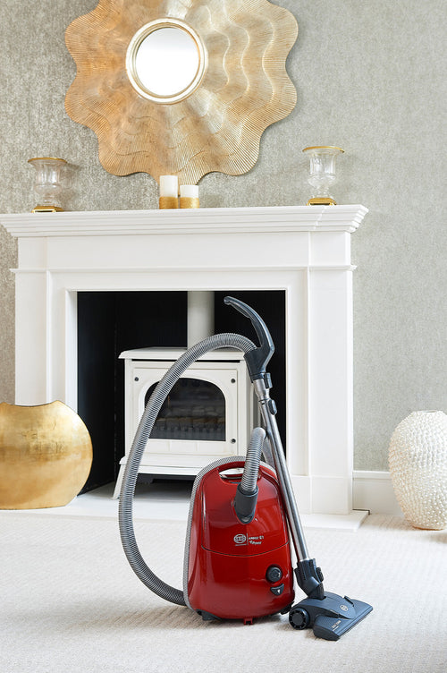 SEBO E1 Red Boost ePower - Red Vacuum Cleaner - 3.5L Capacity