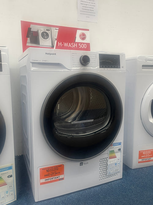 Hotpoint C HD 94M WBS UK - White 9KG Tumble Dryer - Heat Pump - Display