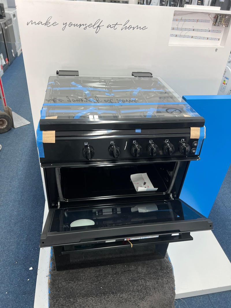 Statesman GDL60B - Black 4 Zone Gas Cooker - Unboxed