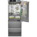 Liebherr ECBNe 7870 - Silver American Fridge Freezer - 402L Capacity - E Energy Rating