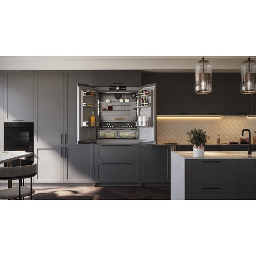 Liebherr ECBNe 8872 - Stainless Steel American Fridge Freezer - 523L - E Rated