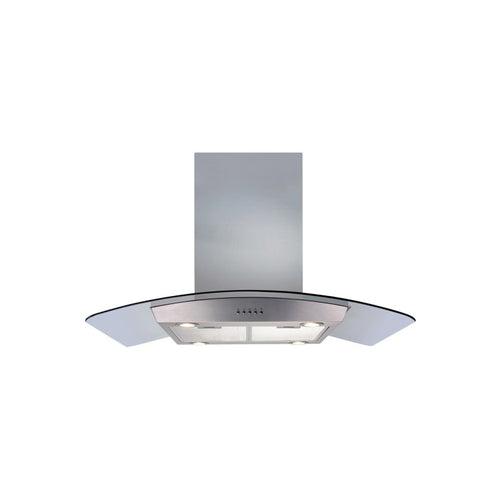 CDA ECPK91SS - Stainless Steel 90cm Island Cooker Hood - D energy