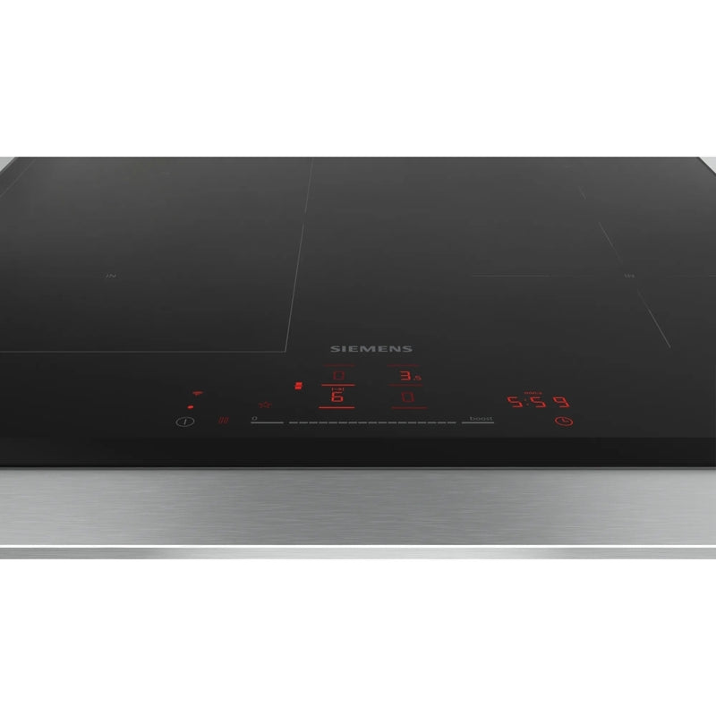 Siemens ED651HSB1E iQ500 - Black 59cm Induction Hob - 4 Zones - Home Connect - A Energy