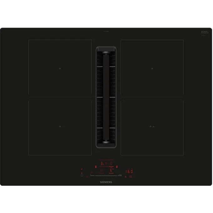 Siemens ED711HQ26E iQ500 - Black Vented Induction Hob - 4 Zones - 71cm - B Energy Rating