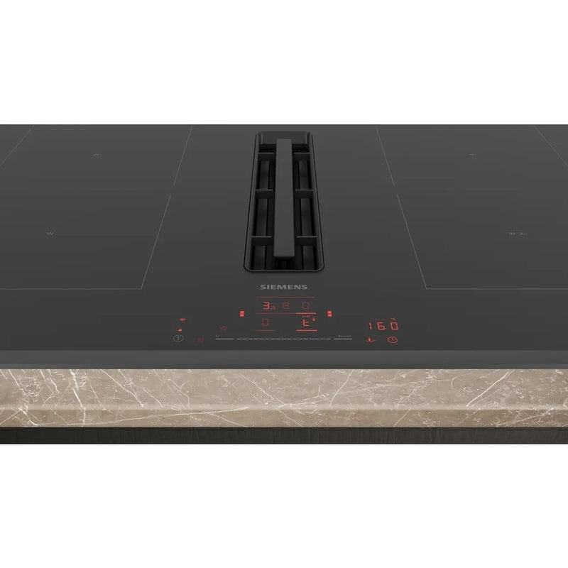 Siemens ED851HQ26E iQ500 - Black Vented Hob - 4 Zones - CombiZone - B Energy Rating