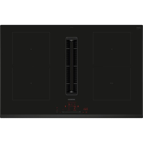 Siemens ED851HQ26E iQ500 - Black Vented Hob - 4 Zones - CombiZone - B Energy Rating