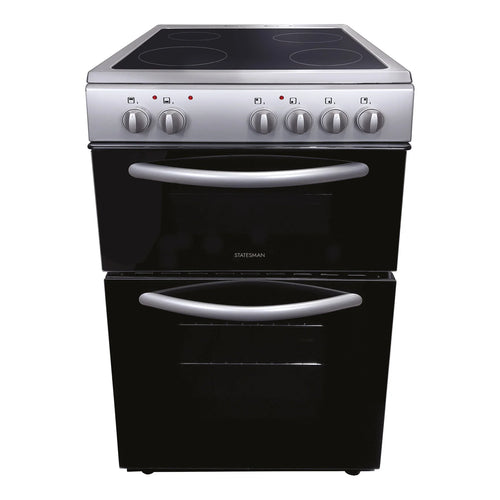 Statesman EDC50S - Silver 4 Zone Electric Cooker - Display
