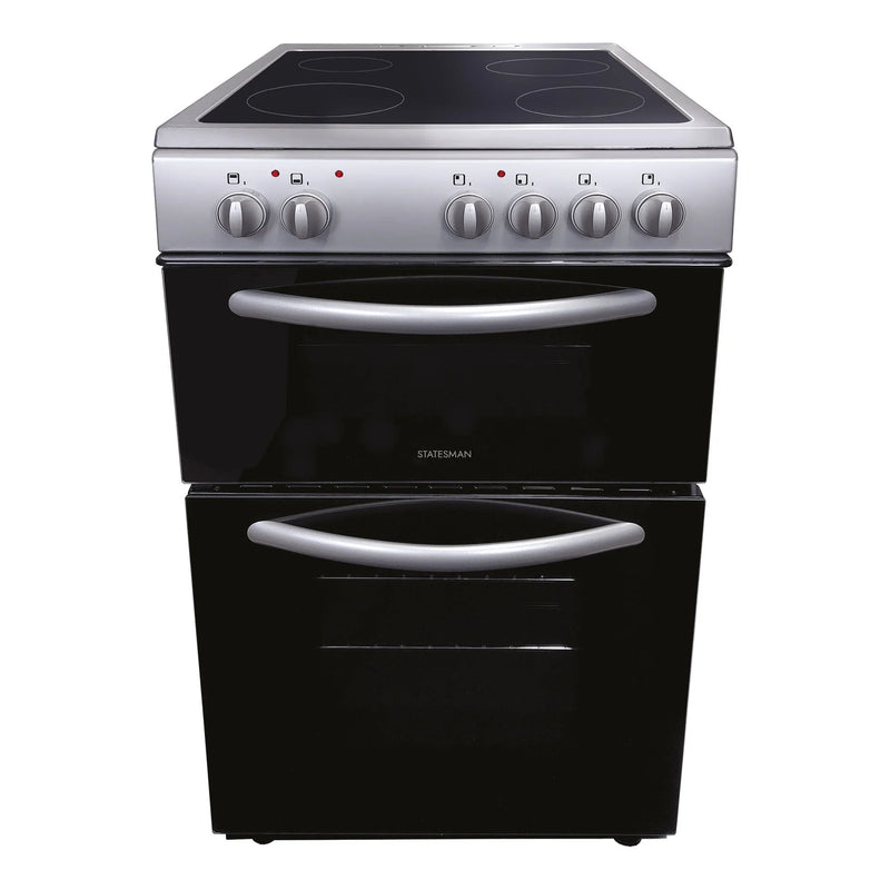 Statesman EDC50S - Silver 4 Zone Electric Cooker - Display