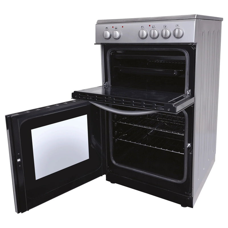 Statesman EDC50S - Silver 4 Zone Electric Cooker - Display
