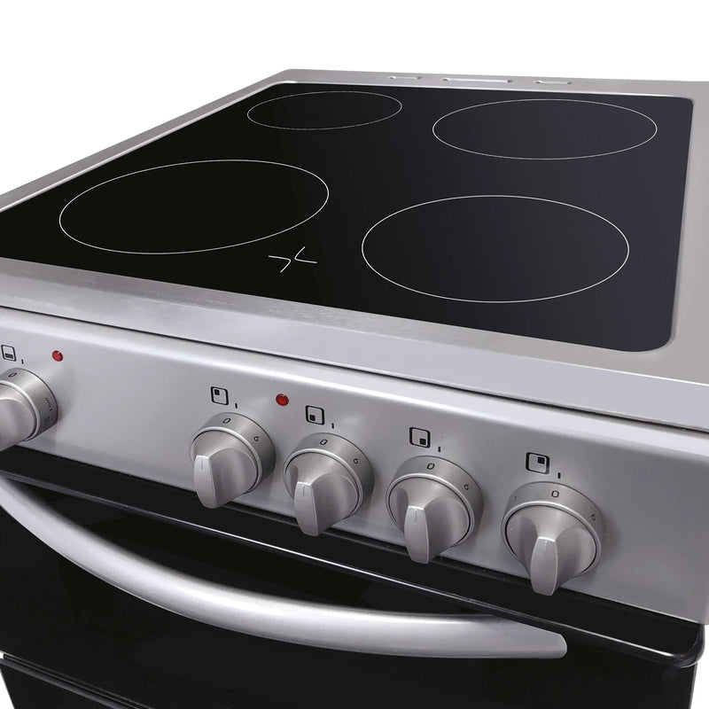 Statesman EDC50S - Silver 4 Zone Electric Cooker - Display