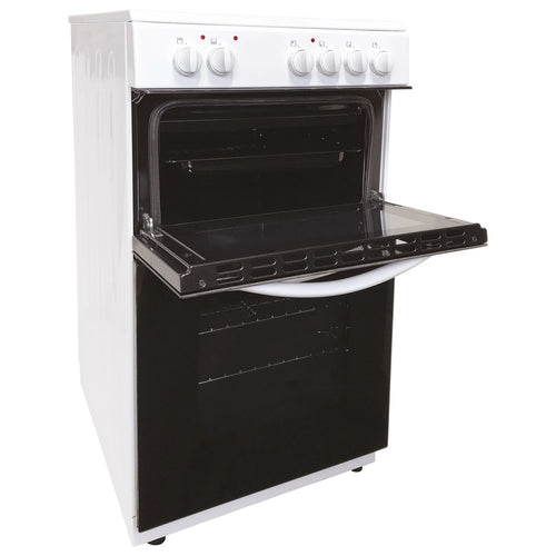 Statesman EDC50W - White 4 Zone Electric Cooker - A energy