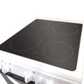 Statesman EDC50W - White 4 Zone Electric Cooker - A energy - Display