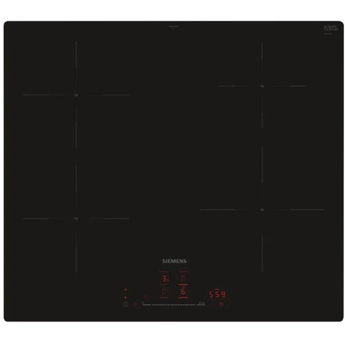 Siemens EH601HEB1E iQ100 - Black Induction Hob - 4 Zones - Home Connect