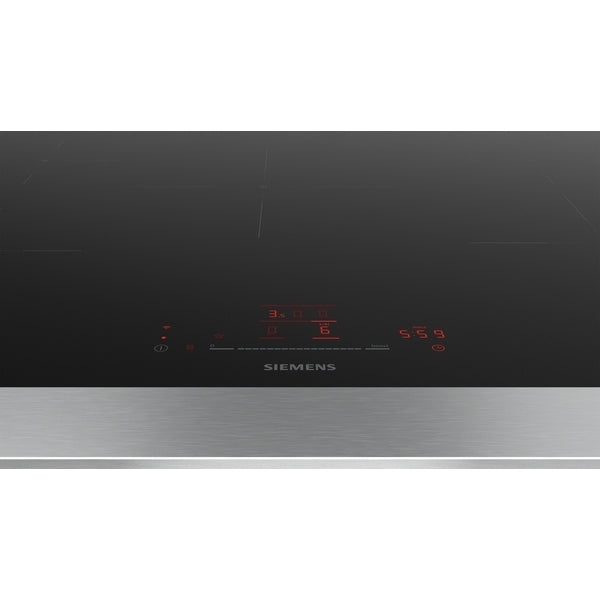 Siemens EH801HVB1E iQ100 - Black 79cm Induction Hob - 5 Zones, 7400W - Energy Rating A