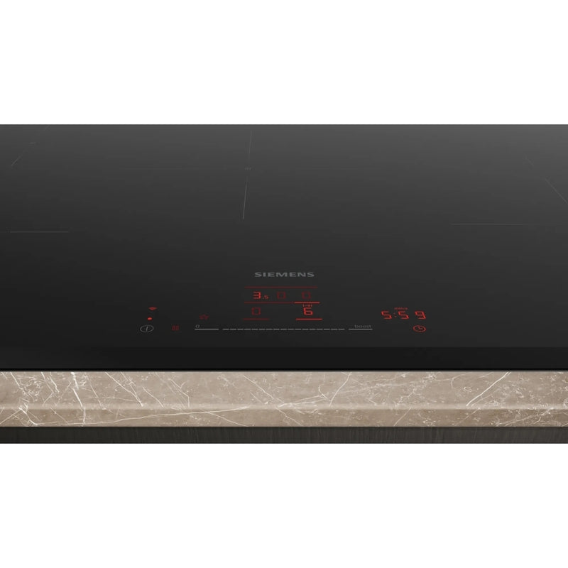 Siemens EH831HVB1E iQ100 - Black 80cm Induction Hob - 5 Zones - A energy