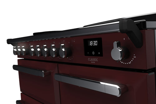 Rangemaster ESDL100EIPBOR/CM1 Estel Deluxe 100cm Induction Bordeaux/Chrome