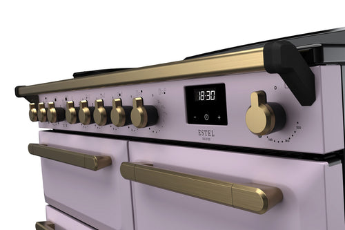 Rangemaster ESDL100EIPHTH/AB1 Estel Deluxe 100cm Induction Heather/Antique Brass