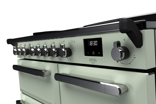 Rangemaster ESDL100EIPMNT/CM1 Estel Deluxe 100cm Induction Mint/Chrome