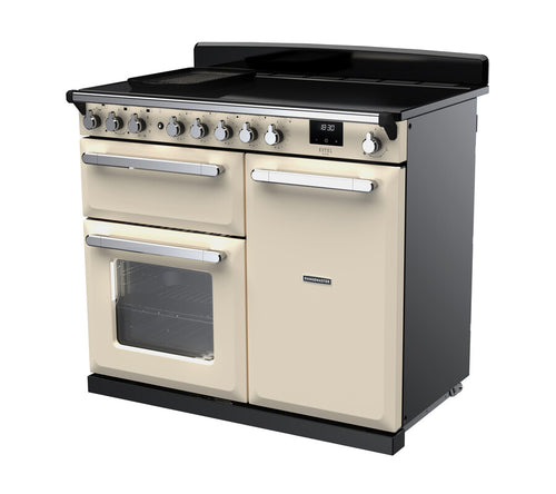 Rangemaster ESDL100EIPPCR/CM1 Estel Deluxe 100cm Induction Pale Cream/Chrome