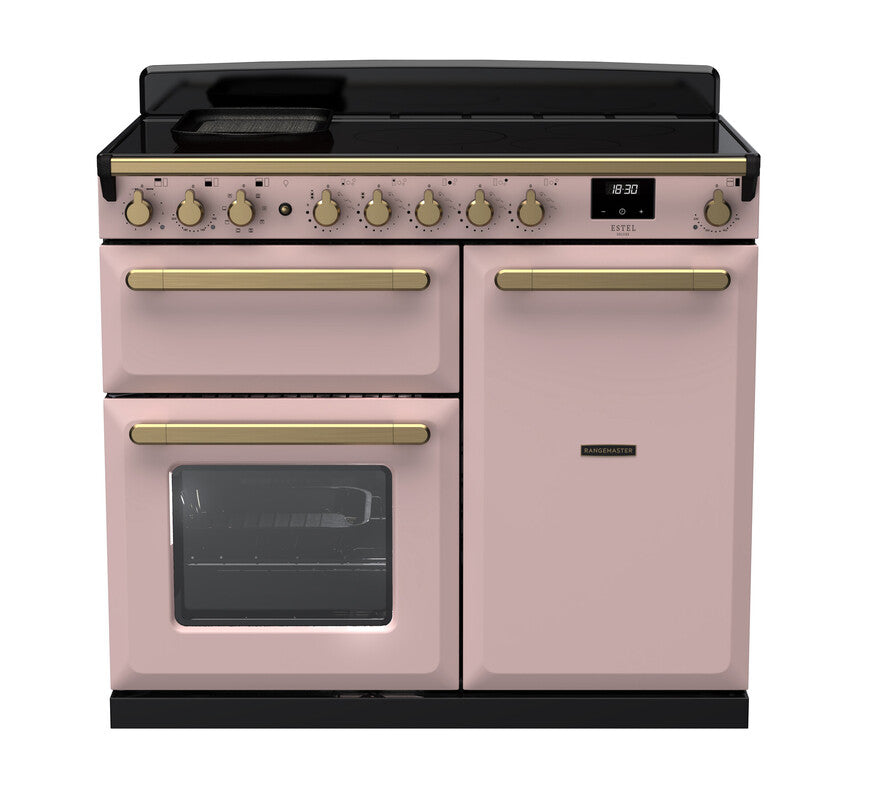 Rangemaster ESDL100EIPPPK/AB1 Estel Deluxe 100cm Induction Pale Pink/A ...