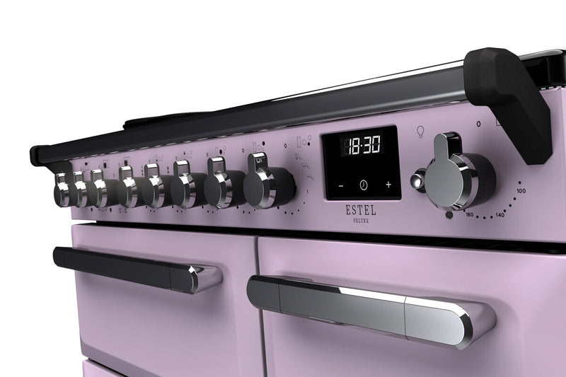 Rangemaster ESDL90EIPHTH/CM1 Estel Deluxe 90cm Induction Heather/Chrome