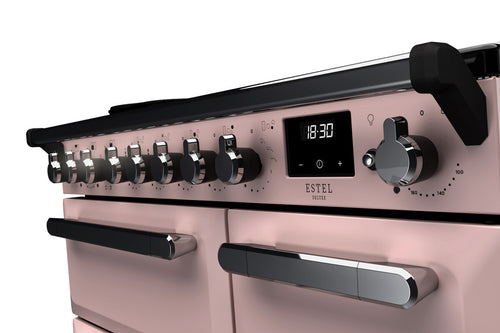 Rangemaster ESDL90EIPPPK/CM1 Estel Deluxe 90cm Induction Pale Pink/Chrome
