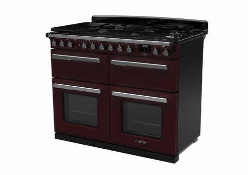 Rangemaster ESDLB110DFPBOR/CM1 Estel Deluxe 110cm BC Dual Fuel Bordeaux/Chrome