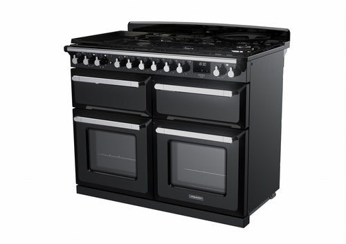 Rangemaster ESDLB110DFPGBL/CM1 Estel Deluxe 110cm BC Dual Fuel Black/Chrome