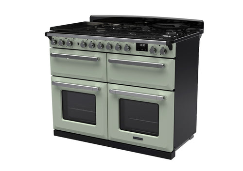 Rangemaster ESDLB110DFPMNT/CM1 Estel Deluxe 110cm BC Dual Fuel Mint/Chrome