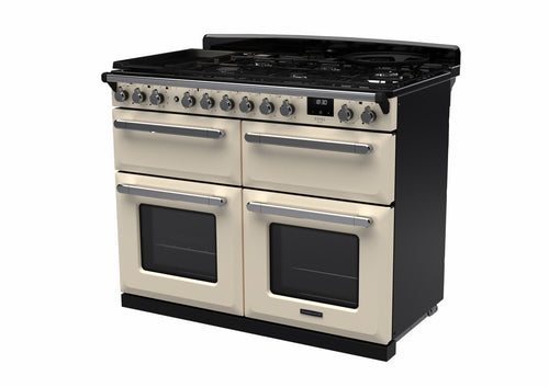Rangemaster ESDLB110DFPPCR/CM1 Estel Deluxe 110cm BC Dual Fuel Pale Cream/Chrome