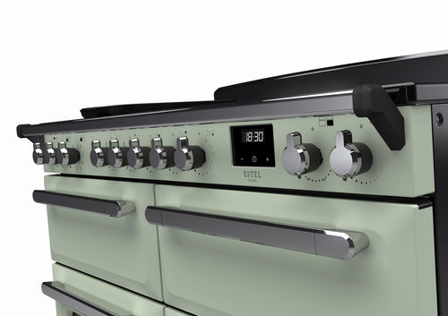 Rangemaster ESDLB110EIPMNT/CM1 Estel Deluxe 110cm BC Induction Mint/Chrome