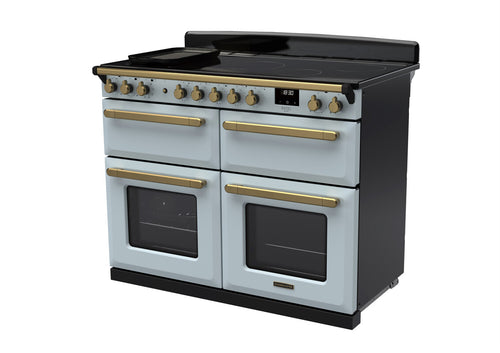 Rangemaster ESDLB110EIPMSB/AB1 Estel Deluxe 110cm BC Induction Misty Blue/Antique Brass