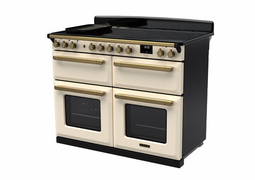 Rangemaster ESDLB110EIPPCR/AB1 Estel Deluxe 110cm BC Induction Pale Cream/Antique Brass