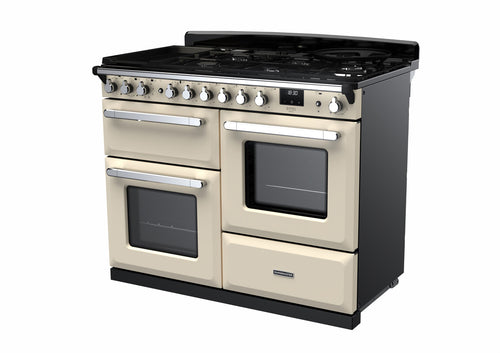 Rangemaster ESDLO110DFPPCR/CM1 Estel Deluxe 110cm Dual Fuel Pale Cream/Chrome