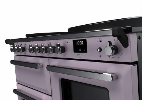 Rangemaster ESDLO110EIPHTH/CM1 Estel Deluxe 110cm Induction Heather/Chrome